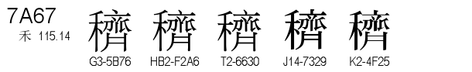 U+7A67